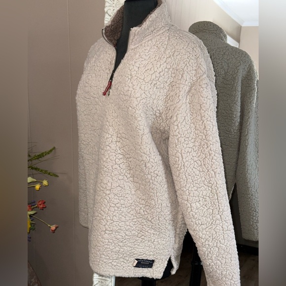 Southern Marsh • Appalachian Pile Fleece 1/4 Zip Pullover Sweater - Picture 11 of 15
